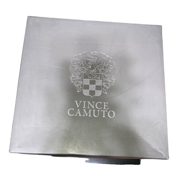 Vince Camuto VC-Kamaye 9M 39 Women Shoes 5” Heel Suede Tan Lace-Up Leather - Picture 14 of 14